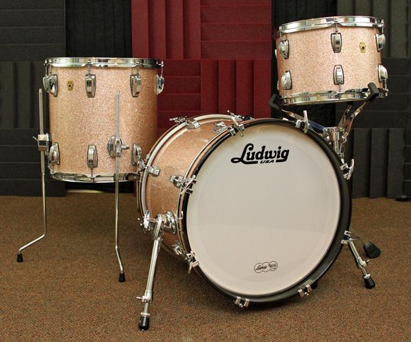 Ludwig Legacy Classic 18" 12" 14" Jazz Drum Set Bop Kit Drums USA