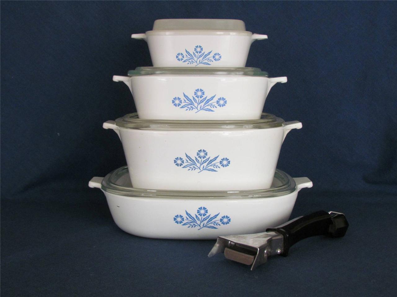 Corning ware cornflower blue casserole clearance