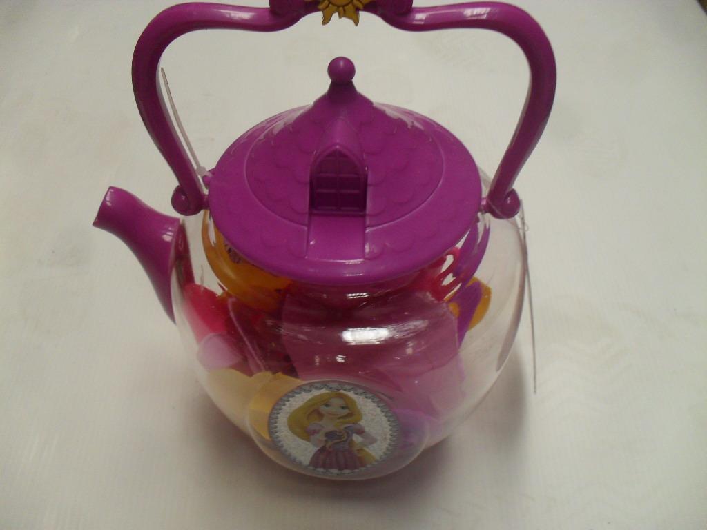 BNWT Disney Princess girls 17 piece plastic teapot teaset