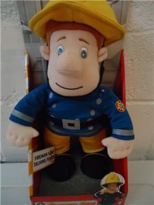 fireman sam 12 talking plush toy