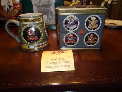 Budweiser Limited Edition Collector Stein Seriesbang