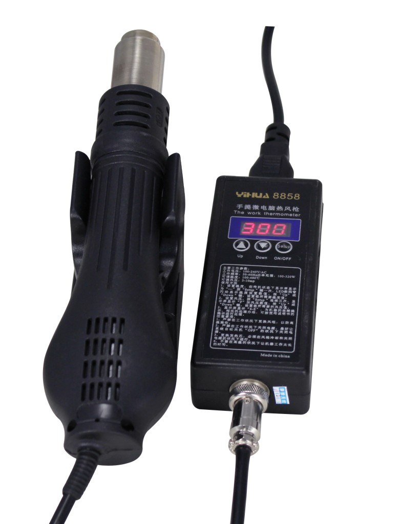 NEW 8858 Brushless Fan Portable SMD Rework Hot Air Blow