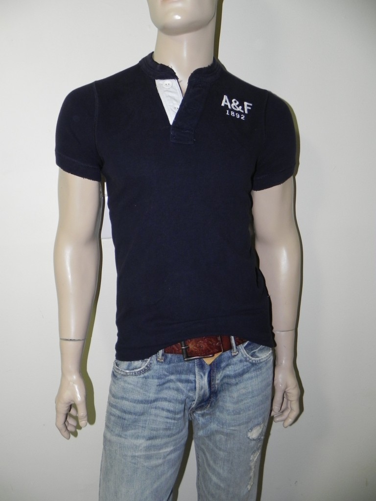 muscle fit henley shirt