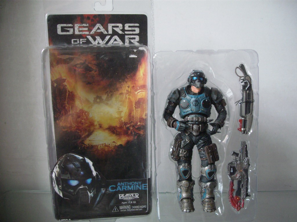 NECA Gears of war Anthony Carmine figure eBay