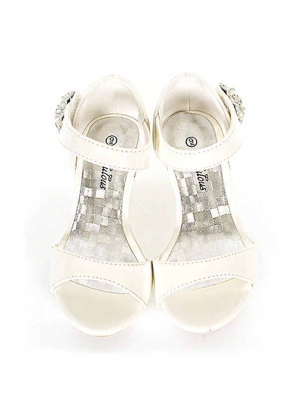 Ivory Enamel Flower Girl Dress Shoes size kid 9 10 11 12 13 adult 1 2 3