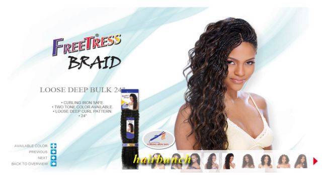 about Freetress Premium Synthetic Hair Braid - Loose Deep Bulk 24 about Freetress Premium Synthetic Hair Braid - Loose Deep Bulk 24