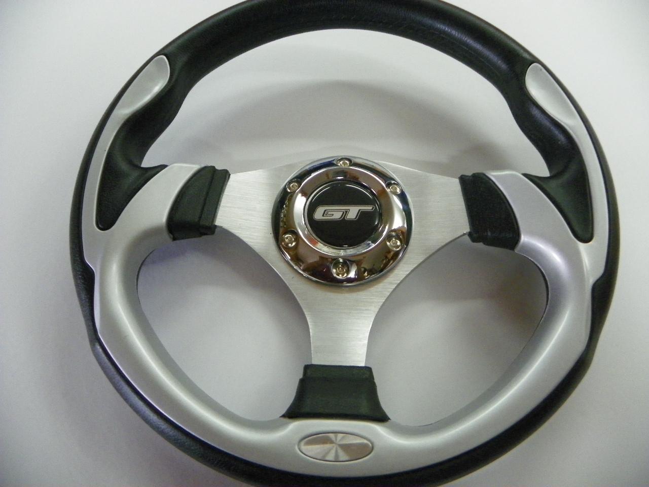 CLUB CAR DS GOLF CART CUSTOM GT SILVER STEERING WHEEL 700DS GT eBay