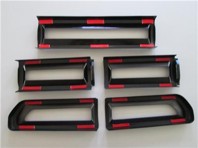Dodge Challenger Taillight Trim Overlay Cover Rear Tail
