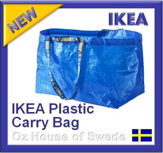 1 IKEA ECO Bag Shopping Tote Storage Laundry Moving Plastic Carry Bags HUGE NEW | eBay
