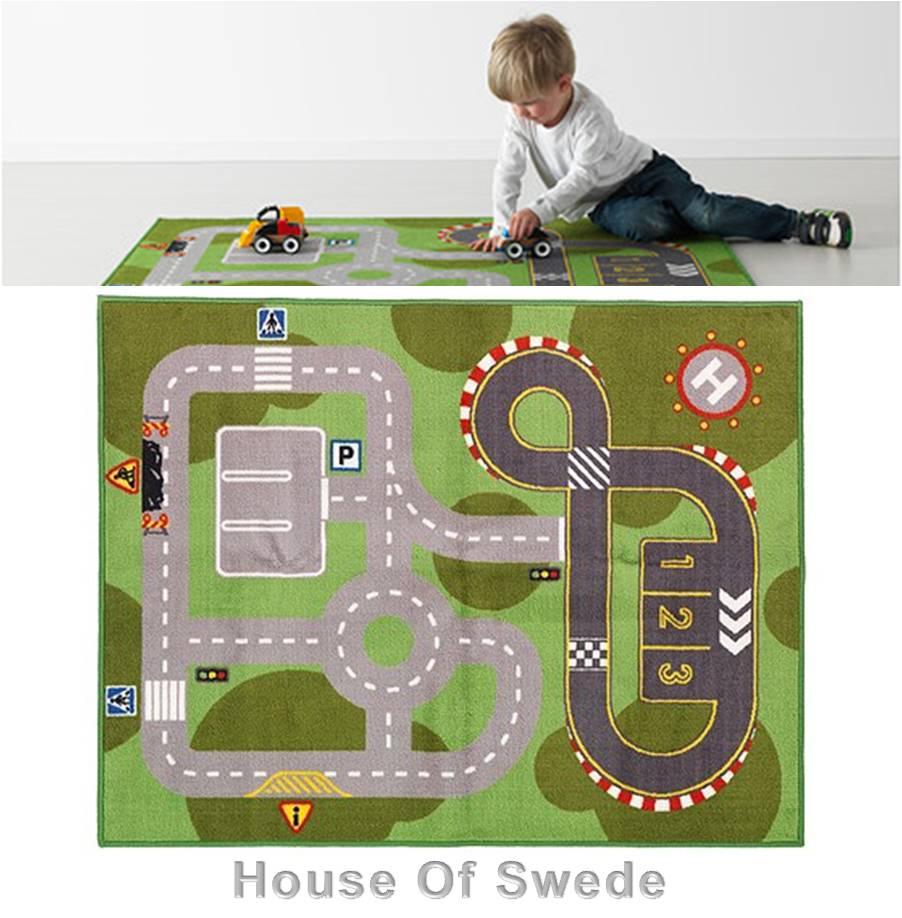 IKEA Rug Play Mat Kid's Children's Road Floor Kid Child Boy Playmat