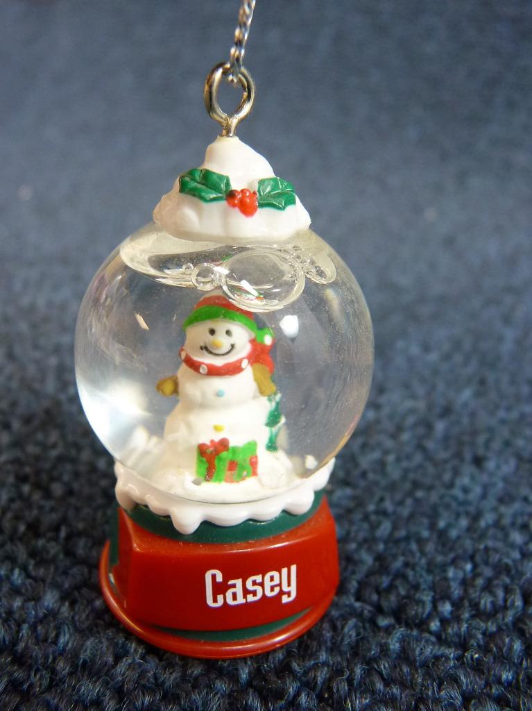 cute ganz personalized name snowman snow globe ornament a cute ganz personalized name snowman snow globe ornament a