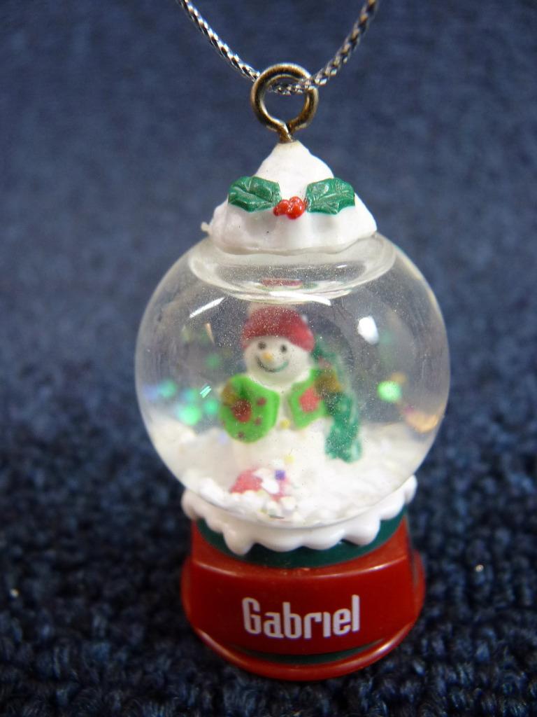 cute ganz personalized name snowman snow globe ornament d cute ganz personalized name snowman snow globe ornament d