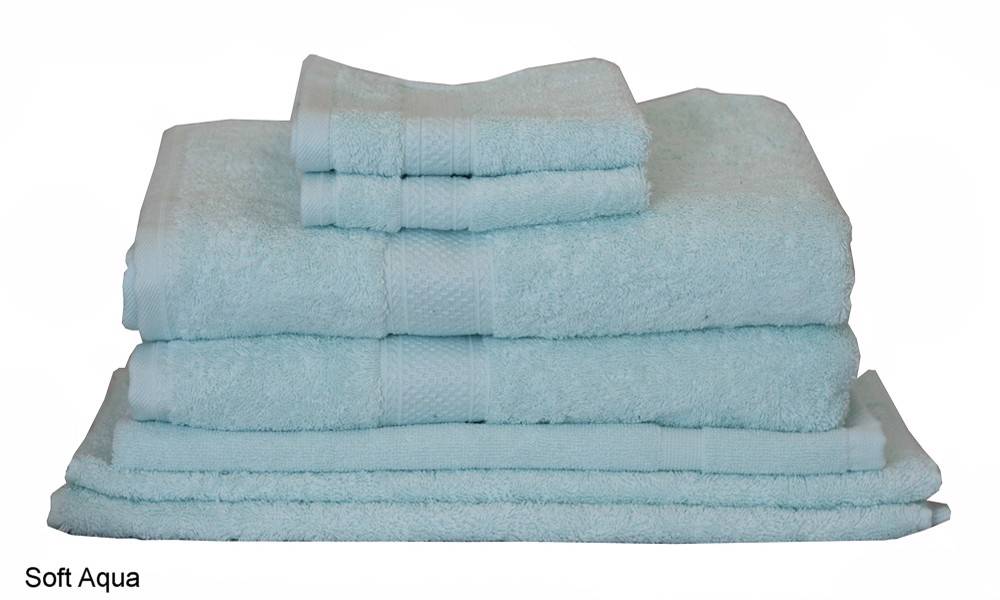 Soft Aqua Egyptian Cotton Towel Range 7 Pieces Towel Set or Single Pieces Choice eBay