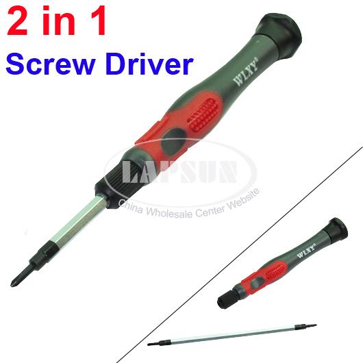 2mm Slotted Nut Tip PH00 Cross Screw Driver Repair Tool 2in1 ScrewDriver 2018 AU