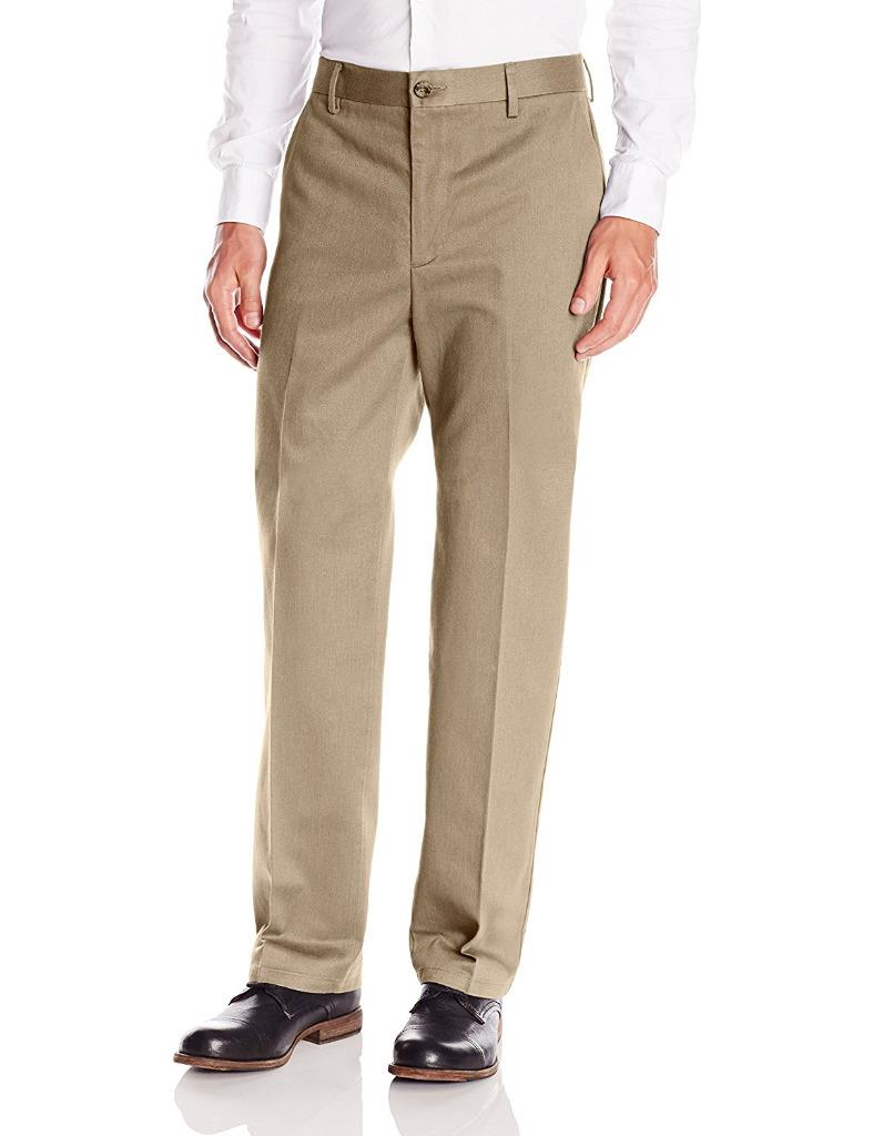 Pantalones Dockers Para Hombre Calce Clásico Firma D3 Pantalones Vestir Frontal Plano NUEVO Todos | eBay