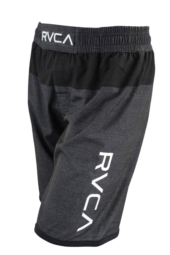 RVCA VA Sport Scrapper Shorts (Charcoal Gray/Black) mma bjj training