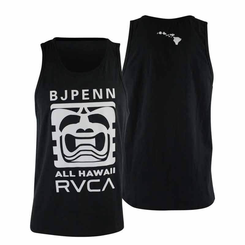 RVCA VA Sport x All Hawaii BJ Penn Tank Top Shirt (Black) mma bjj