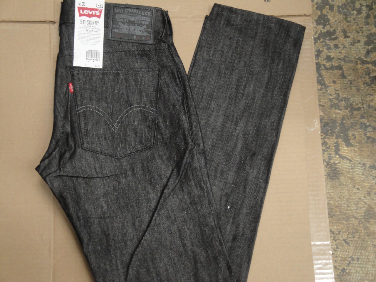 levis 514 rigid grey