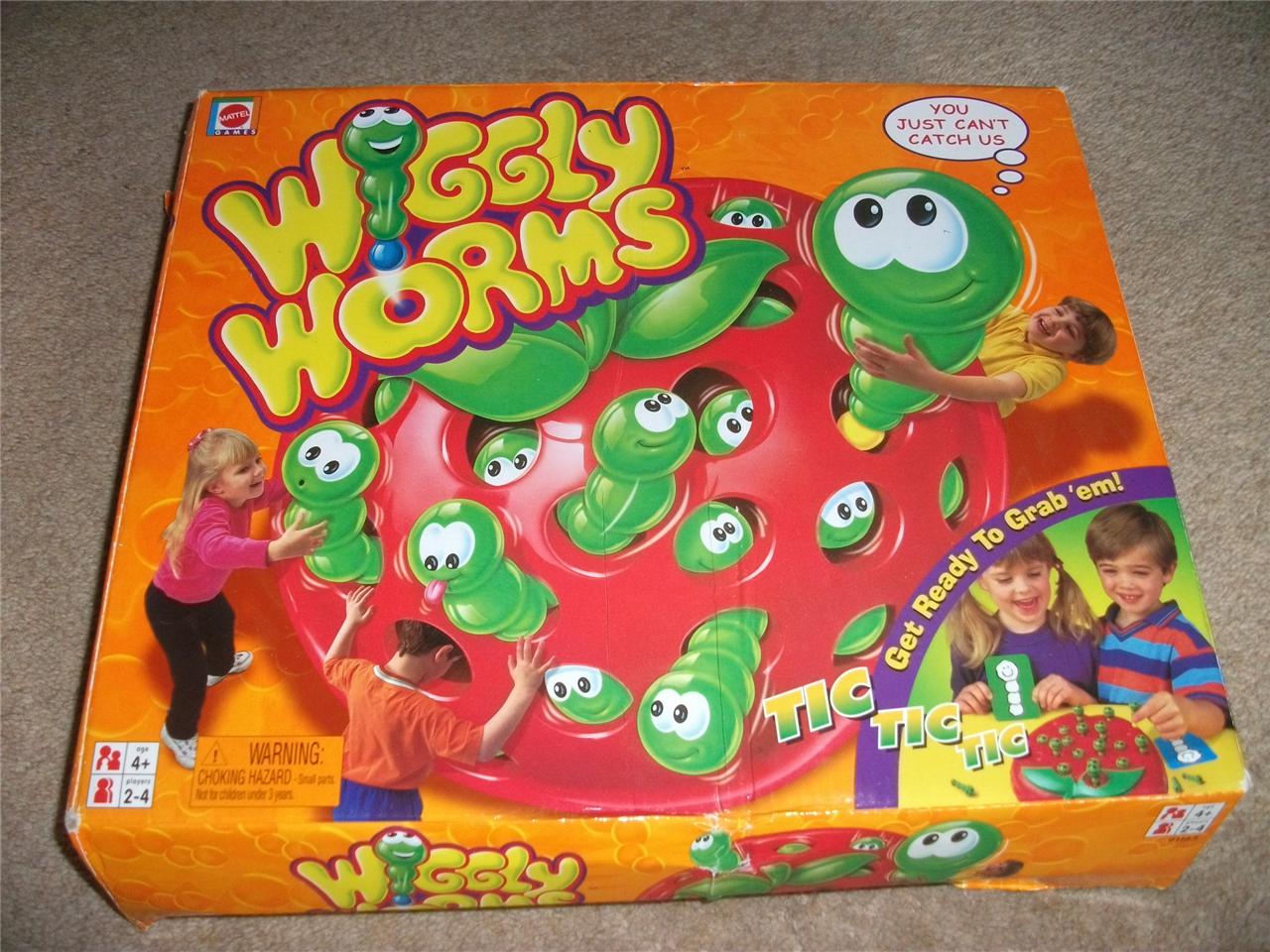 Children's Mattel Wiggly Worms Game.....Set the timer & catch the
