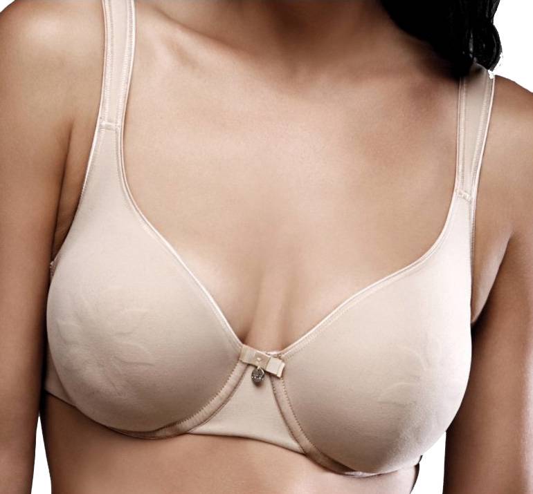 Berlei Minimiser Plus Bra with Modesty Flower Nude Free UK P&P RRP £28 - Picture 1 of 1