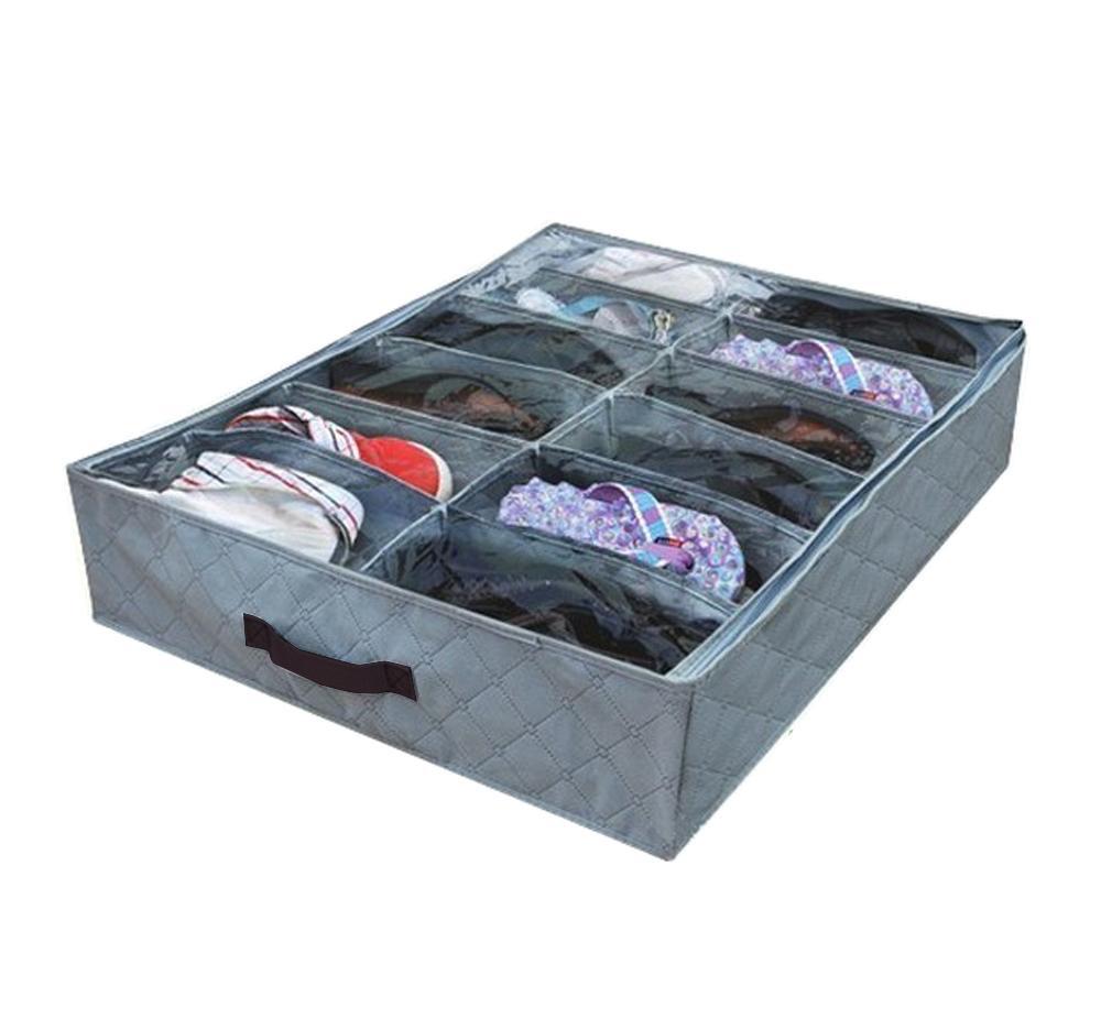 Housse Boîte Rangement Organisateur 12 Paires Pochettes ...