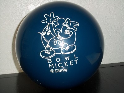 Vtg Mickey Mouse Brunswick Bowling Ball RARE 6# NEW | eBay