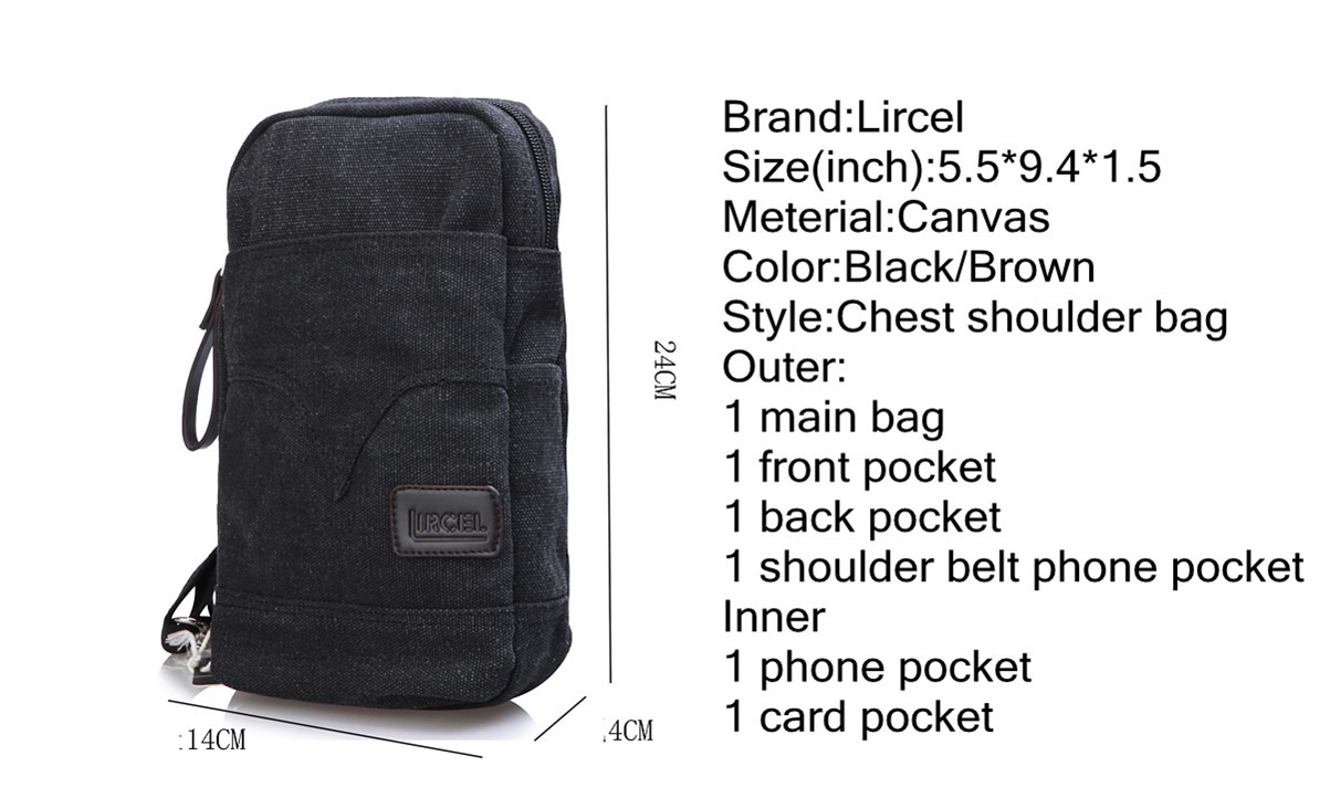 New Men's Casual Men's Canvas Shoulder Bag2023 eBay