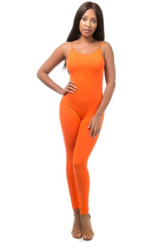Women Casual Bodycon Scoop Back Sleeveless Full Length Bodysuit Jumpsuit Romper eBay
