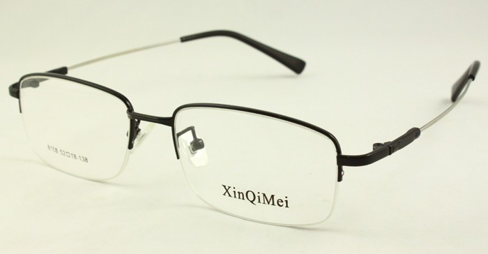 Half Rimless Eyeglasses Frames 8158 Mens Memory Temple ...