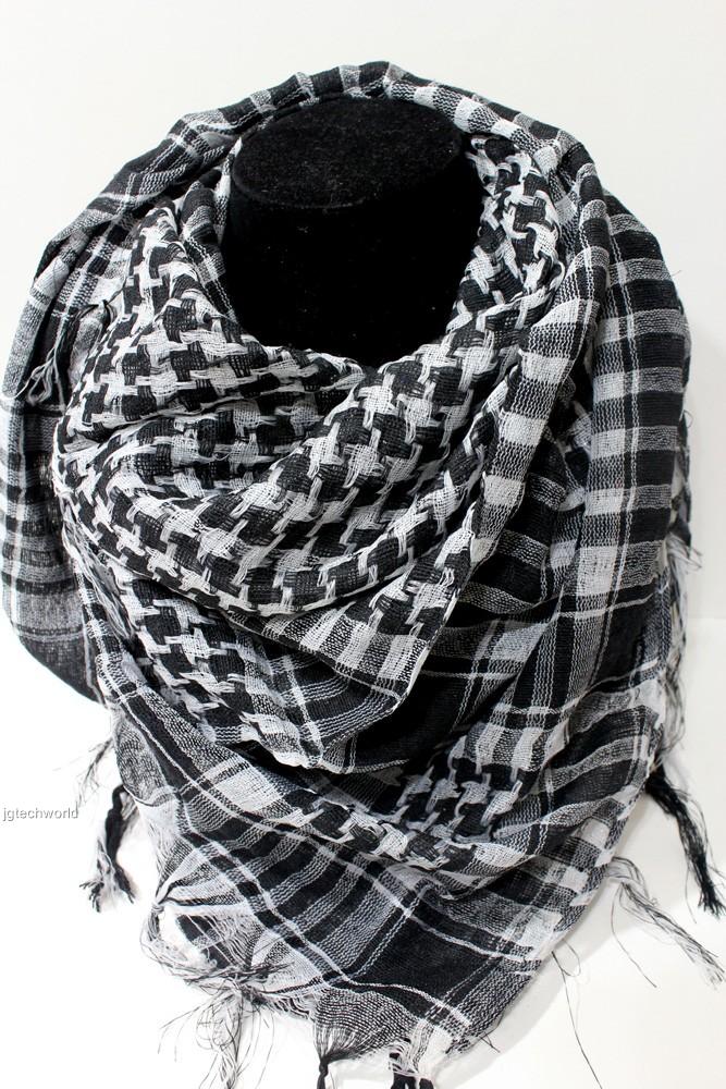 Arab Shemagh Keffiyeh Military Tactical Palestine Light Scarf Shawl