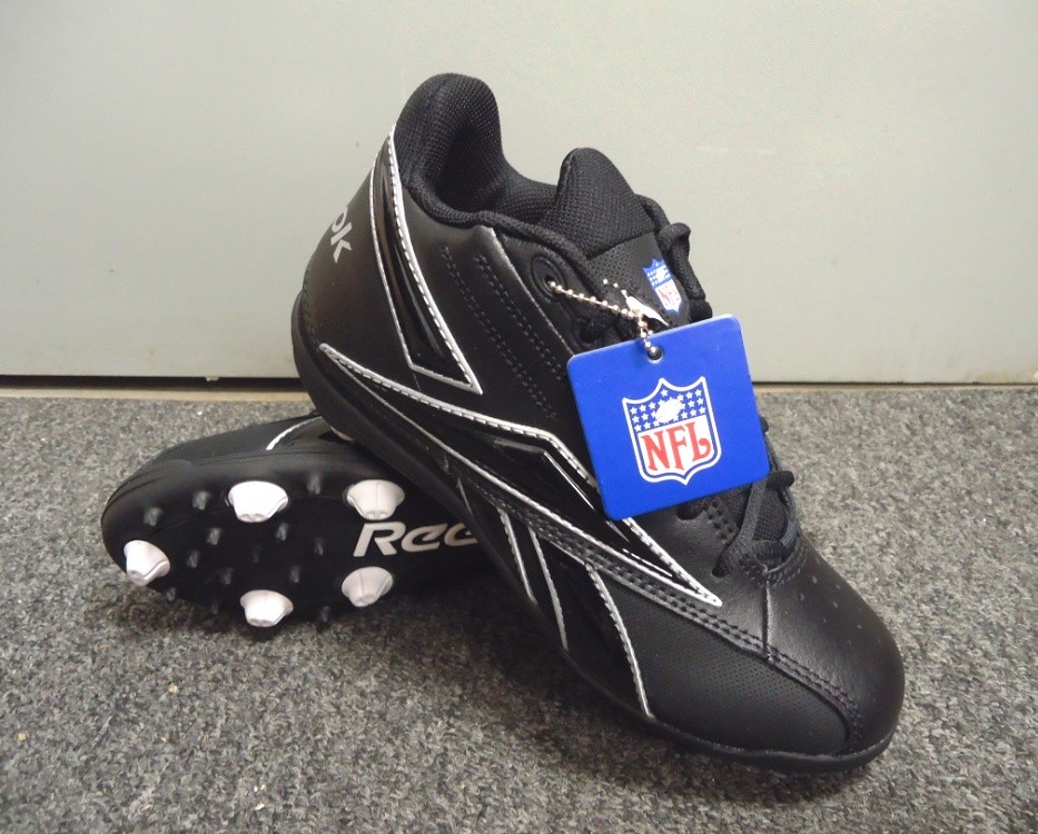 Reebok Youth Football Cleats NFL Thorpe Mid MR7 Black eBay