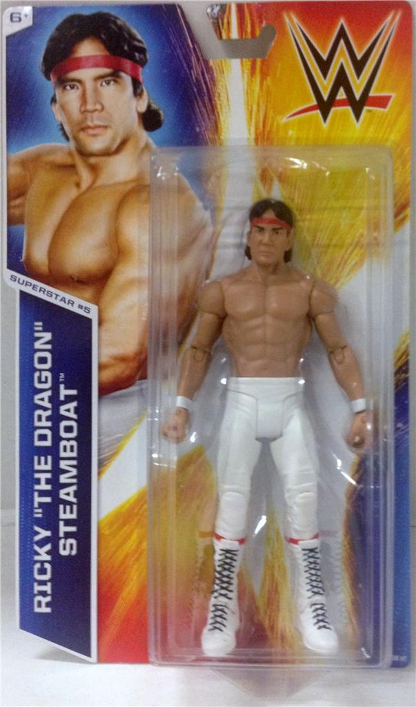 RICKY STEAMBOAT WWE MATTEL BASIC SERIES 45 ACTION FIGURE (BRAND NEW