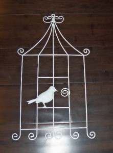 lobby birdcage cage hobby nursery hanging bird metal decor