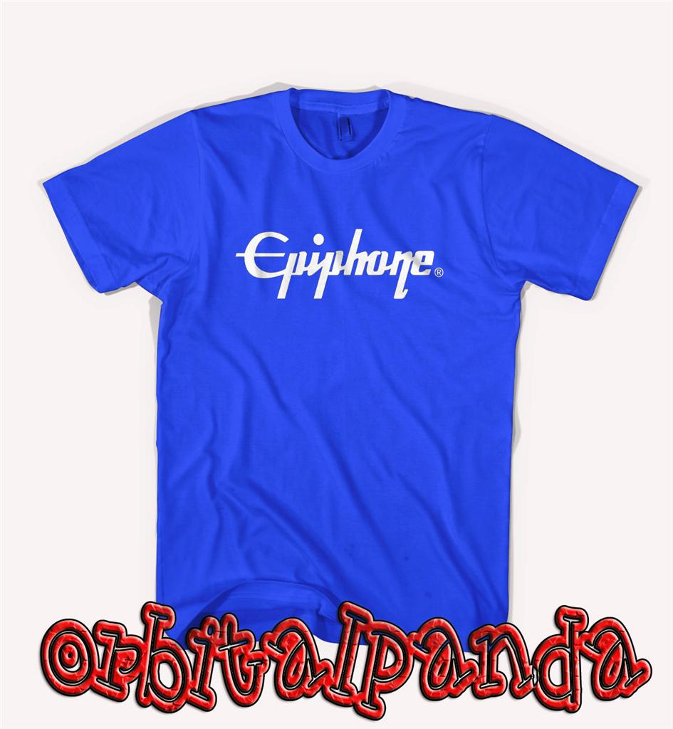 Epiphone Guitar TShirt Casino, SG, les Bass BLUE eBay