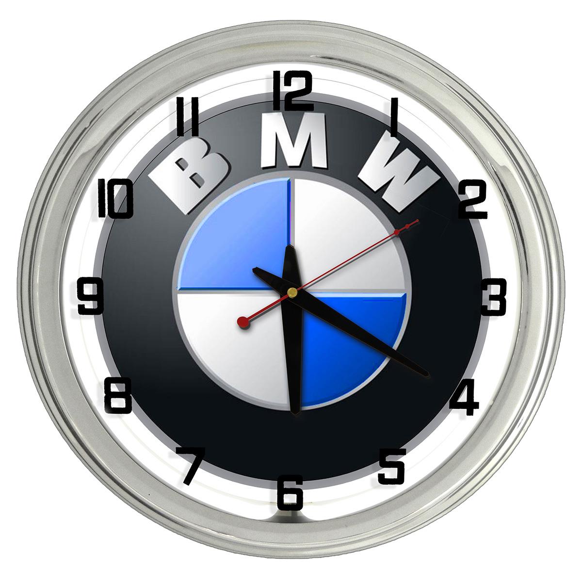 BMW 17" Neon Clock from Redeye Laserworks eBay