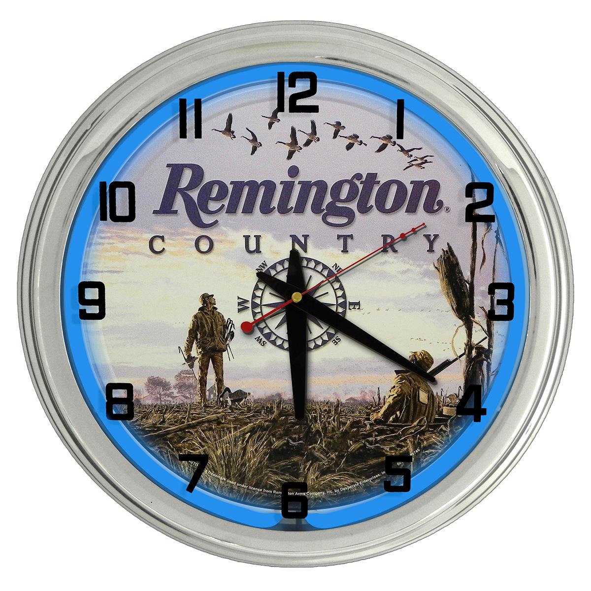 Remington Rifles 17" Neon Clock from Redeye Laserworks eBay