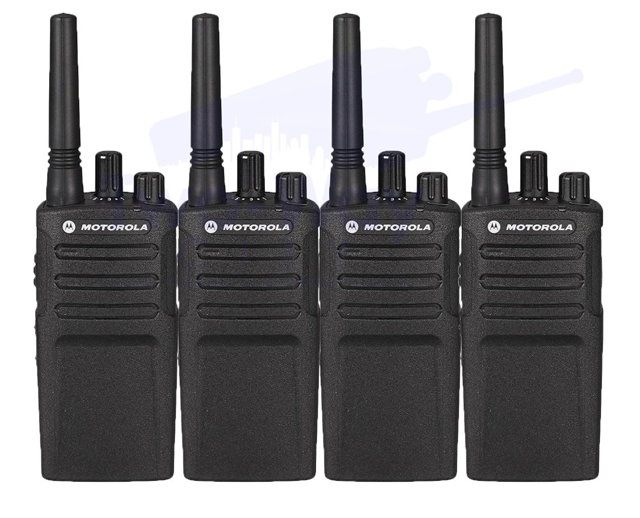 4 Motorola RMU2080 Two Way Radios Walkie Talkies 2 Watt 8 Channels FREE