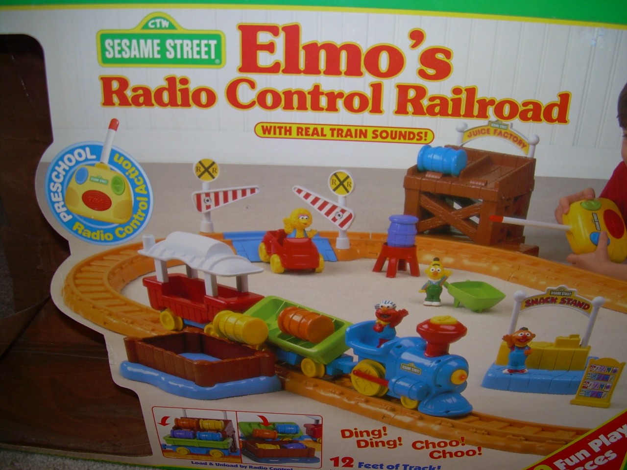 Sesame street train set 80s