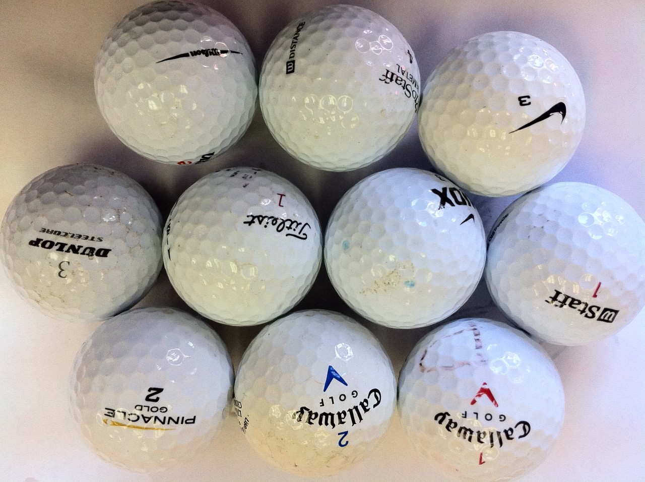Used Golf Balls Branded Mix eBay