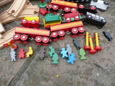 vintage brio trains