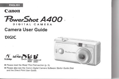 canon a400 manual