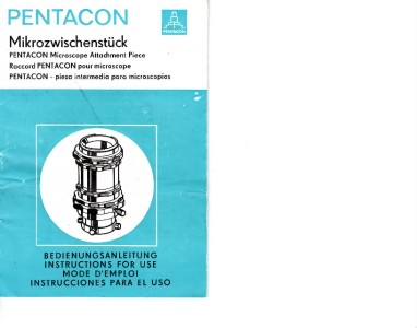praktica instruction manuals