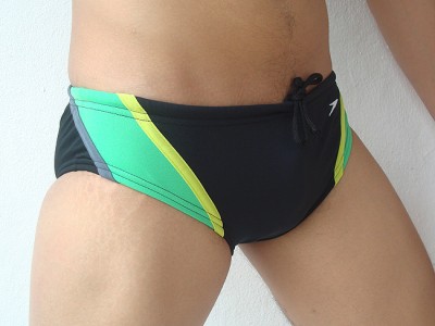 Nwt Speedo Endurance Mens Bikini Brief Swimsuit Black L Ebay