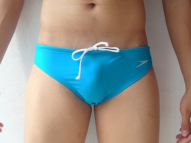 Nwt Speedo Mens Bikini Brief Swimsuit Light Blue L 30 32 Ebay