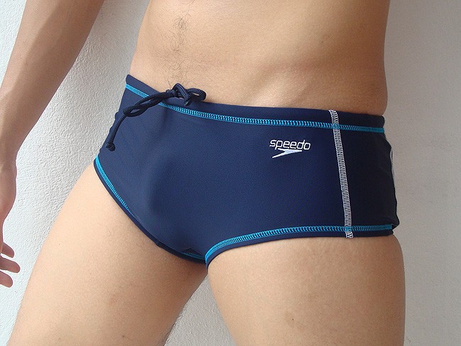Nwt Mens Speedo Brief Swim Trunks Swimsuit Navy Blue Xxl 35 37 Ebay