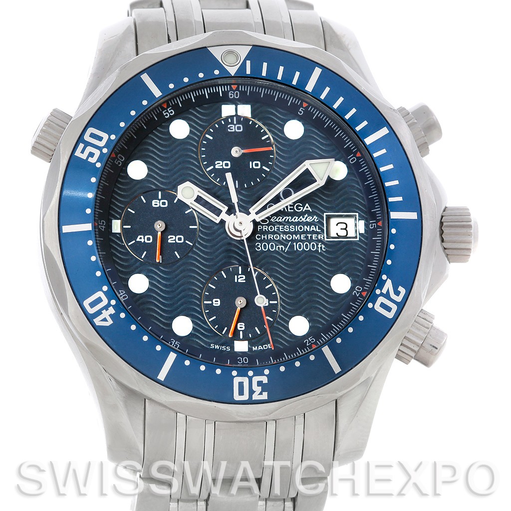 Omega Seamaster Chronograph Automatic Mens Watch 2599 80 eBay