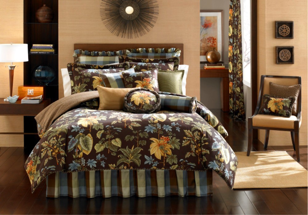ROSE TREE BOTANICAL OVERSIZE COMFORTER SET 100COTTON KING LUXURY eBay
