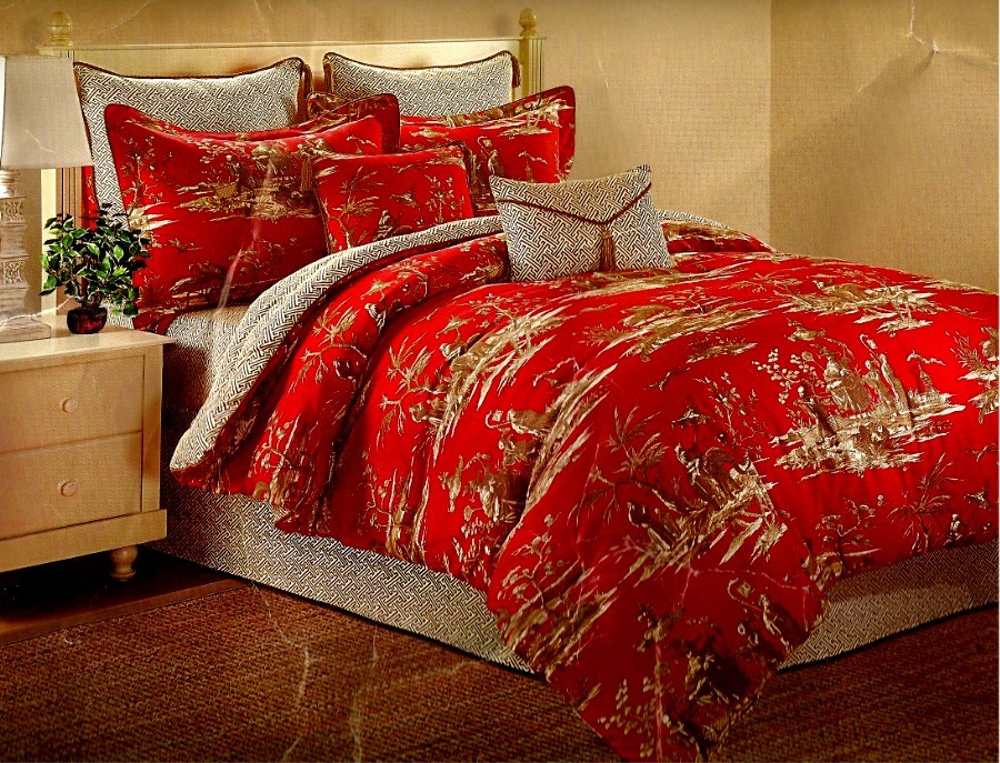 Asian Print Bedding 66