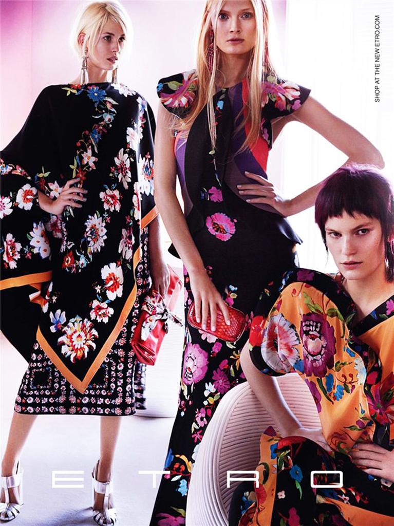 NEW ETRO AD CAMPAIGN FLORAL OPEN BACK MAXI DRESS GOWN 40 4 eBay