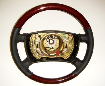 Wood steering wheel for mercedes w124 #3